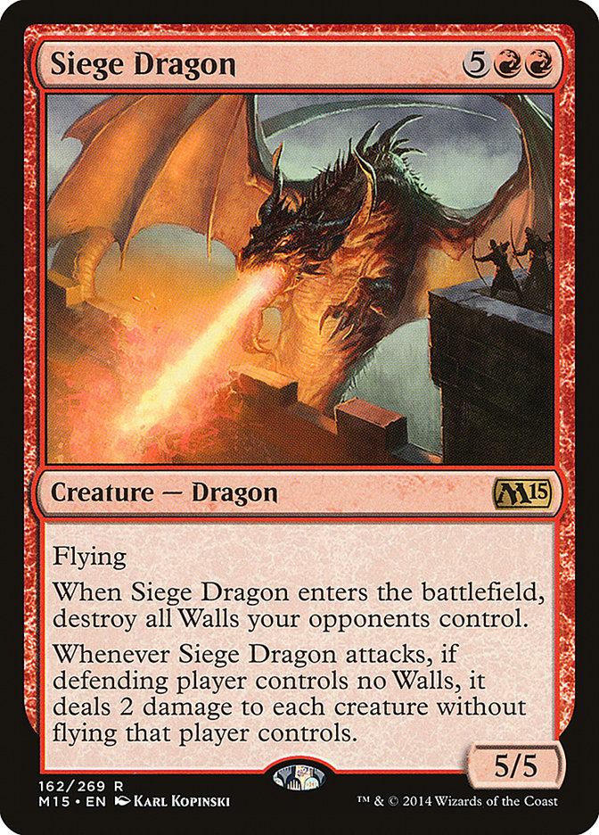 Siege Dragon [Magic 2015] | Exor Games Truro