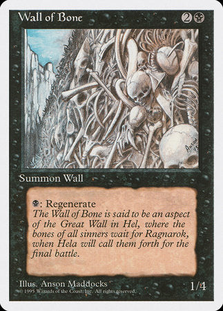 Wall of Bone [Fourth Edition] | Exor Games Truro