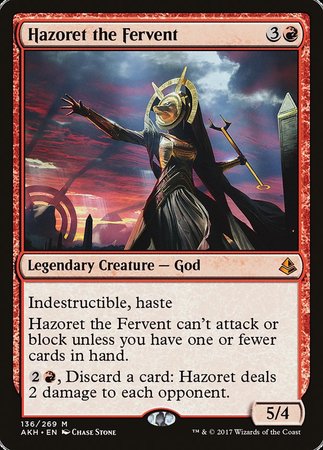 Hazoret the Fervent [Amonkhet] | Exor Games Truro