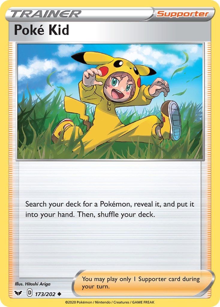 Poke Kid (173/202) [Sword & Shield: Base Set] | Exor Games Truro