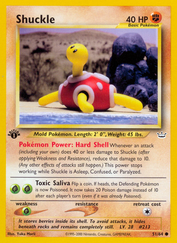 Shuckle (51/64) [Neo Revelation 1st Edition] | Exor Games Truro