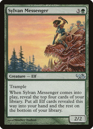 Sylvan Messenger [Duel Decks: Elves vs. Goblins] | Exor Games Truro