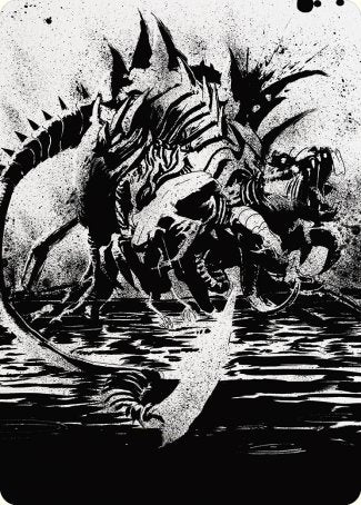 Karumonix, the Rat King Art Card [Phyrexia: All Will Be One Art Series] | Exor Games Truro