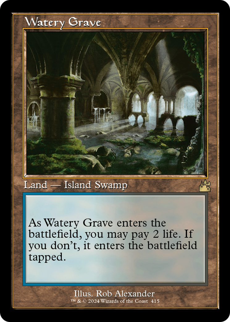 Watery Grave (Retro) [Ravnica Remastered] | Exor Games Truro