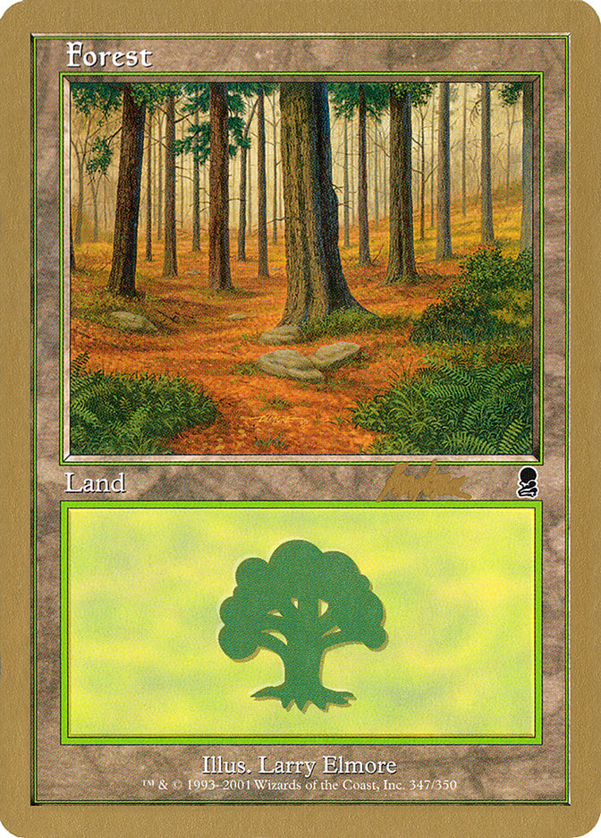 Forest (bk347) (Brian Kibler) [World Championship Decks 2002] | Exor Games Truro