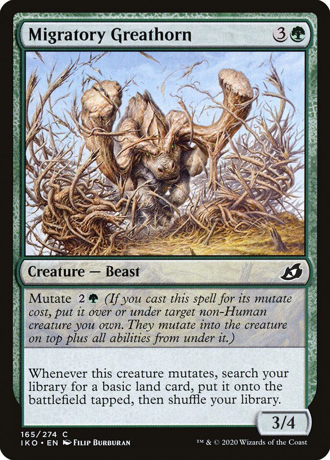 Migratory Greathorn [Ikoria: Lair of Behemoths] | Exor Games Truro