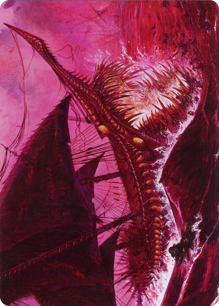 Marauding Dreadship Art Card [March of the Machine Art Series] | Exor Games Truro