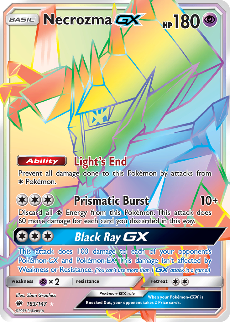 Necrozma GX (153/147) [Sun & Moon: Burning Shadows] | Exor Games Truro