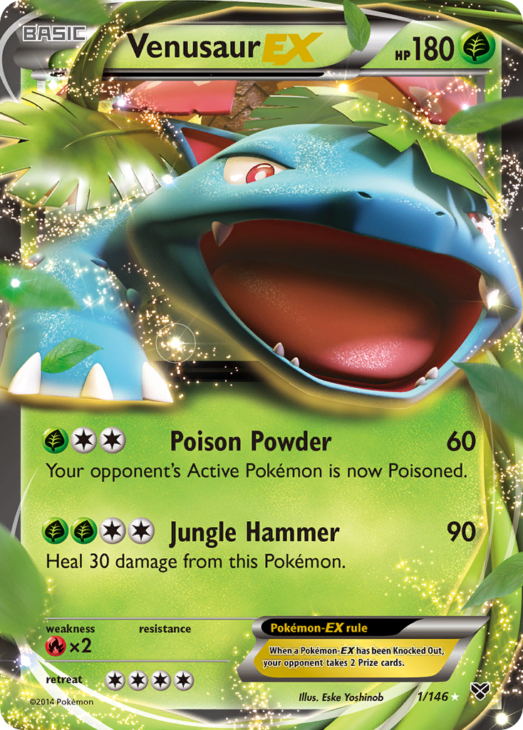 Venusaur EX (1/146) [XY: Base Set] | Exor Games Truro