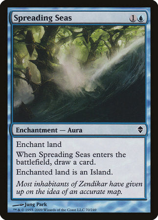Spreading Seas [Zendikar] | Exor Games Truro