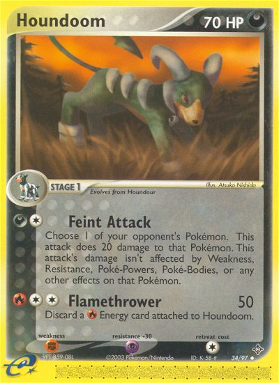 Houndoom (34/97) [EX: Dragon] | Exor Games Truro