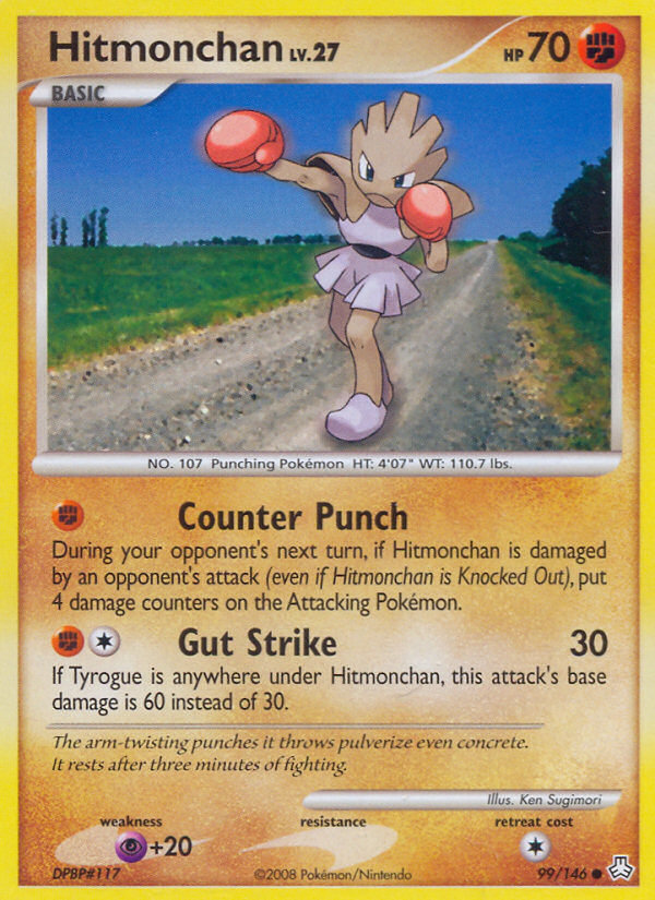Hitmonchan (99/146) [Diamond & Pearl: Legends Awakened] | Exor Games Truro
