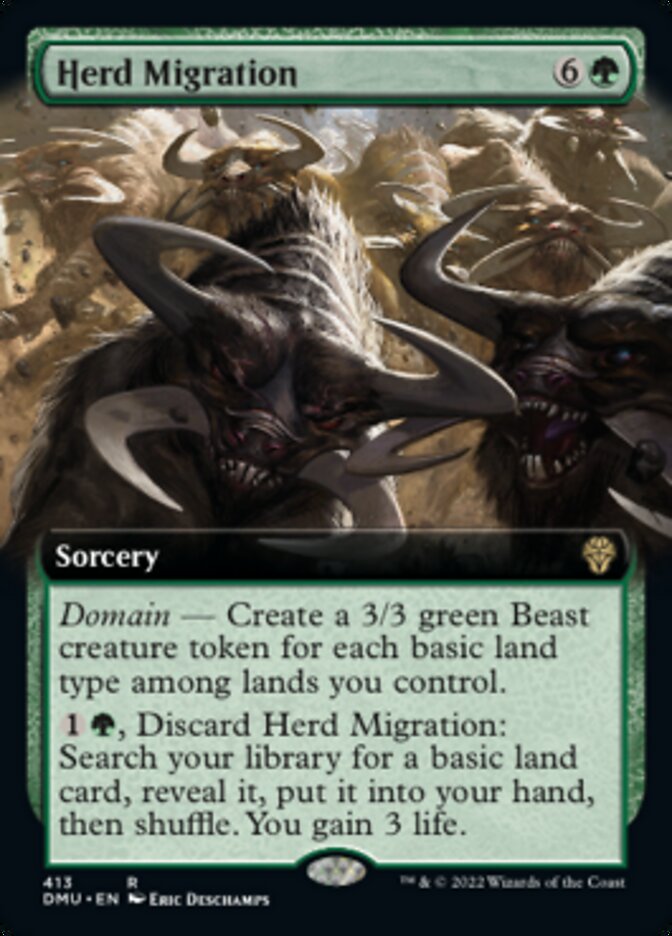 Herd Migration (Extended Art) [Dominaria United] | Exor Games Truro