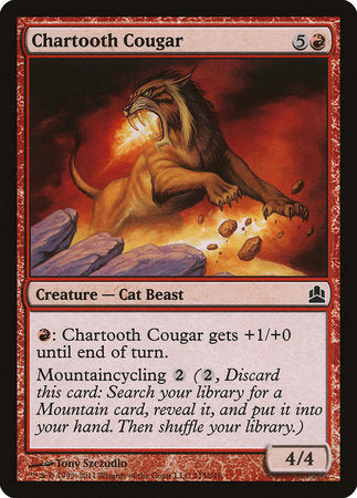 Chartooth Cougar [Commander 2011] | Exor Games Truro