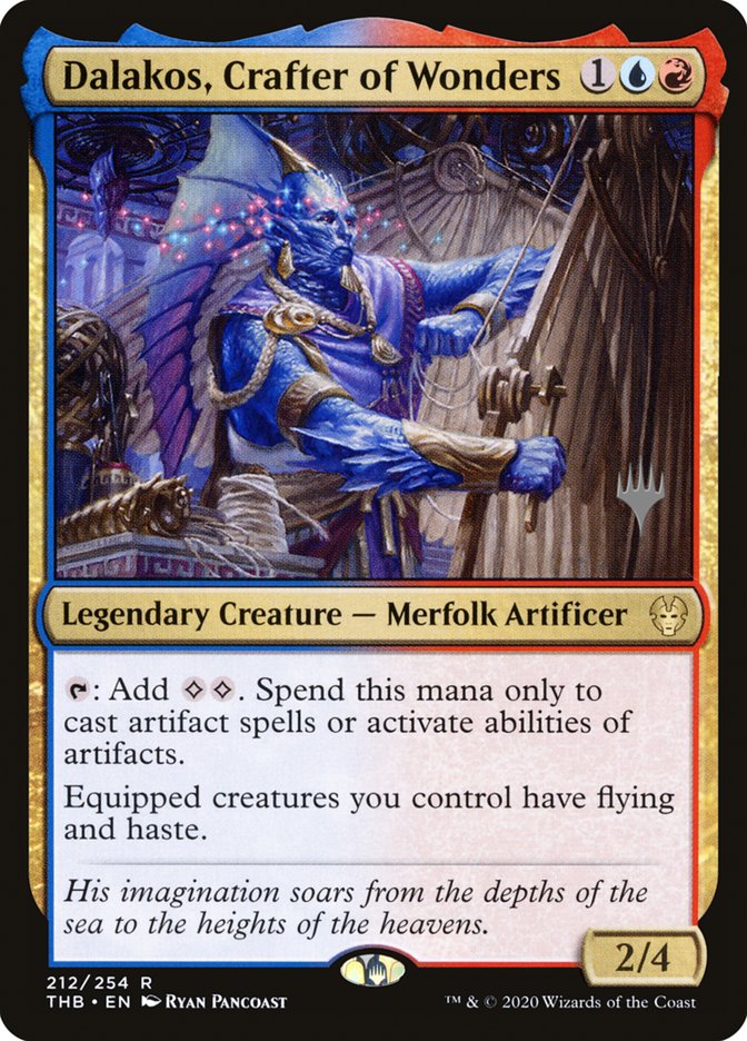 Dalakos, Crafter of Wonders (Promo Pack) [Theros Beyond Death Promos] | Exor Games Truro