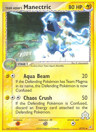 Team Aqua's Manectric (29/95) [EX: Team Magma vs Team Aqua] | Exor Games Truro