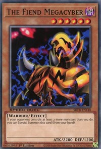 The Fiend Megacyber [SBCB-EN148] Common | Exor Games Truro