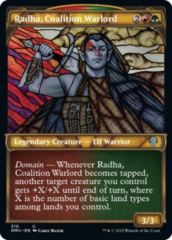 Radha, Coalition Warlord (Showcase) [Dominaria United] | Exor Games Truro