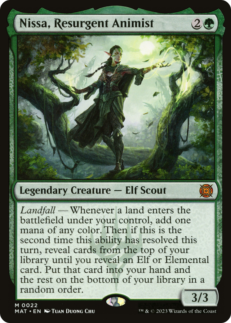 Nissa, Resurgent Animist [March of the Machine: The Aftermath] | Exor Games Truro