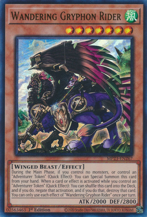 Wandering Gryphon Rider [MP23-EN267] Ultra Rare | Exor Games Truro