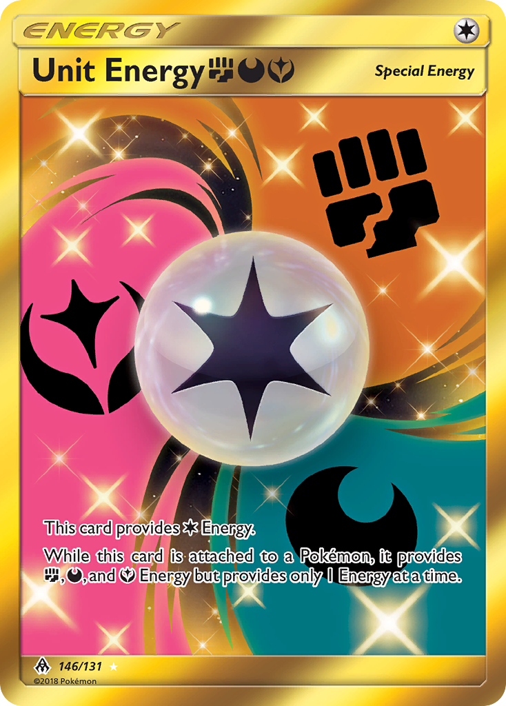 Unit Energy (146/131) (Fighting, Darkness, Fairy) [Sun & Moon: Forbidden Light] | Exor Games Truro