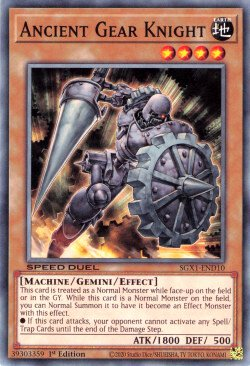 Ancient Gear Knight [SGX1-END10] Common | Exor Games Truro