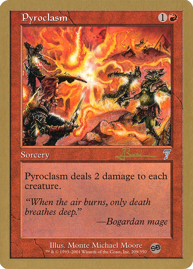 Pyroclasm (Antoine Ruel) (SB) [World Championship Decks 2001] | Exor Games Truro
