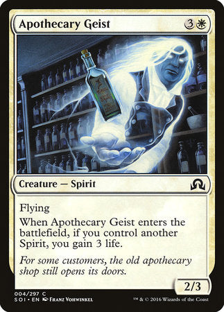 Apothecary Geist [Shadows over Innistrad] | Exor Games Truro