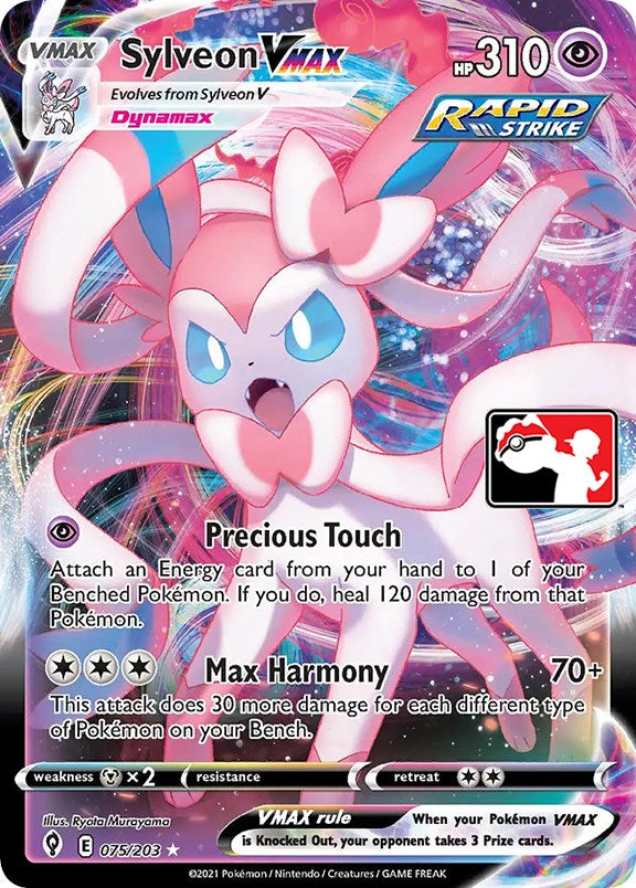 Sylveon VMAX (075/203) [Prize Pack Series One] | Exor Games Truro