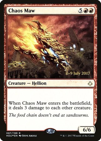 Chaos Maw [Hour of Devastation Promos] | Exor Games Truro