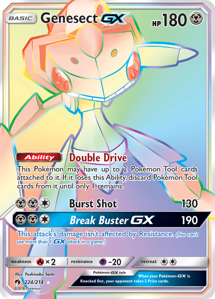 Genesect GX (224/214) [Sun & Moon: Lost Thunder] | Exor Games Truro