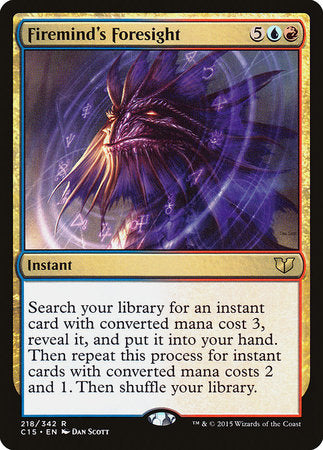 Firemind's Foresight [Commander 2015] | Exor Games Truro