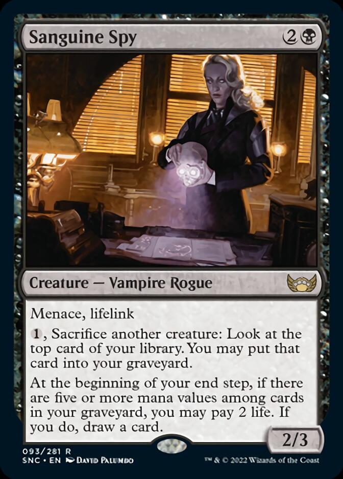 Sanguine Spy [Streets of New Capenna] | Exor Games Truro