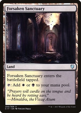 Forsaken Sanctuary [Commander 2017] | Exor Games Truro