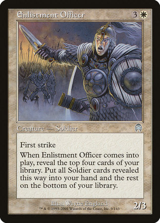 Enlistment Officer [Apocalypse] | Exor Games Truro