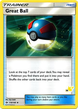 Great Ball (119/149) (Pikachu Stamp #38) [Battle Academy 2020] | Exor Games Truro