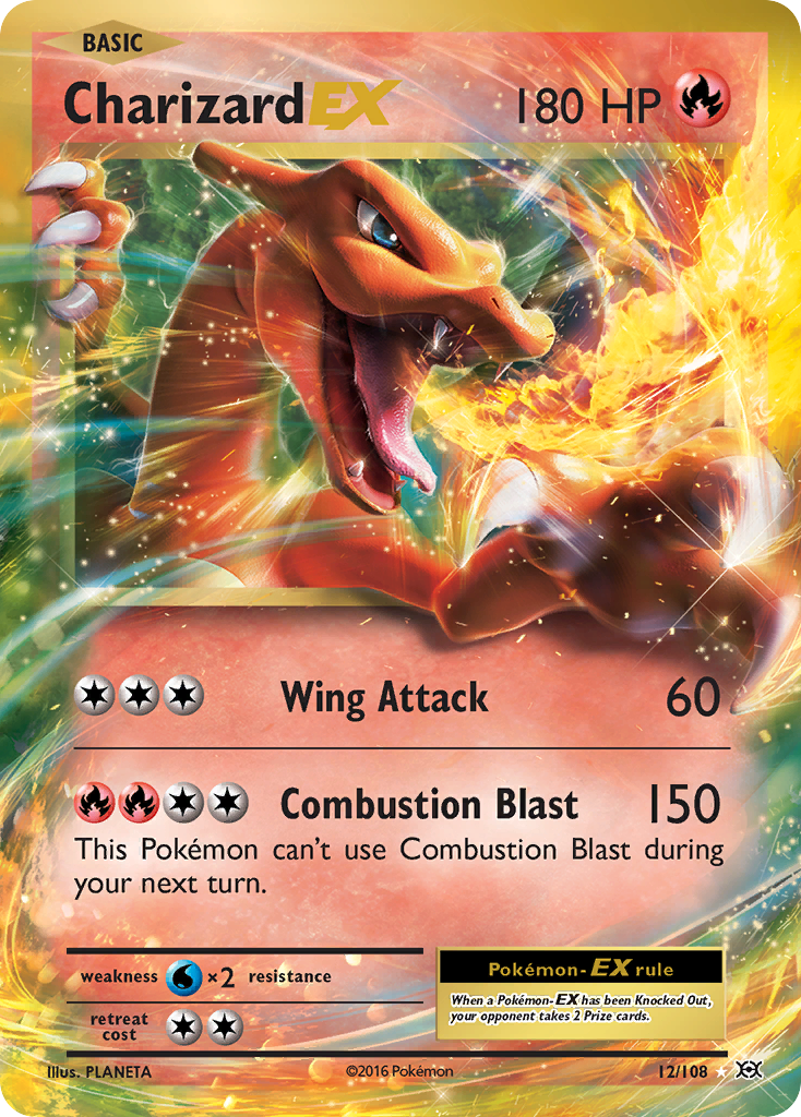 Charizard EX (12/108) [XY: Evolutions] | Exor Games Truro