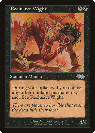 Reclusive Wight [Urza's Saga] | Exor Games Truro