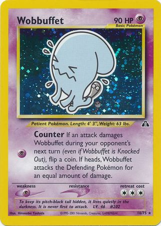 Wobbuffet (16/75) [Neo Discovery Unlimited] | Exor Games Truro