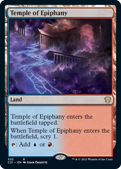 Temple of Epiphany [Commander 2021] | Exor Games Truro