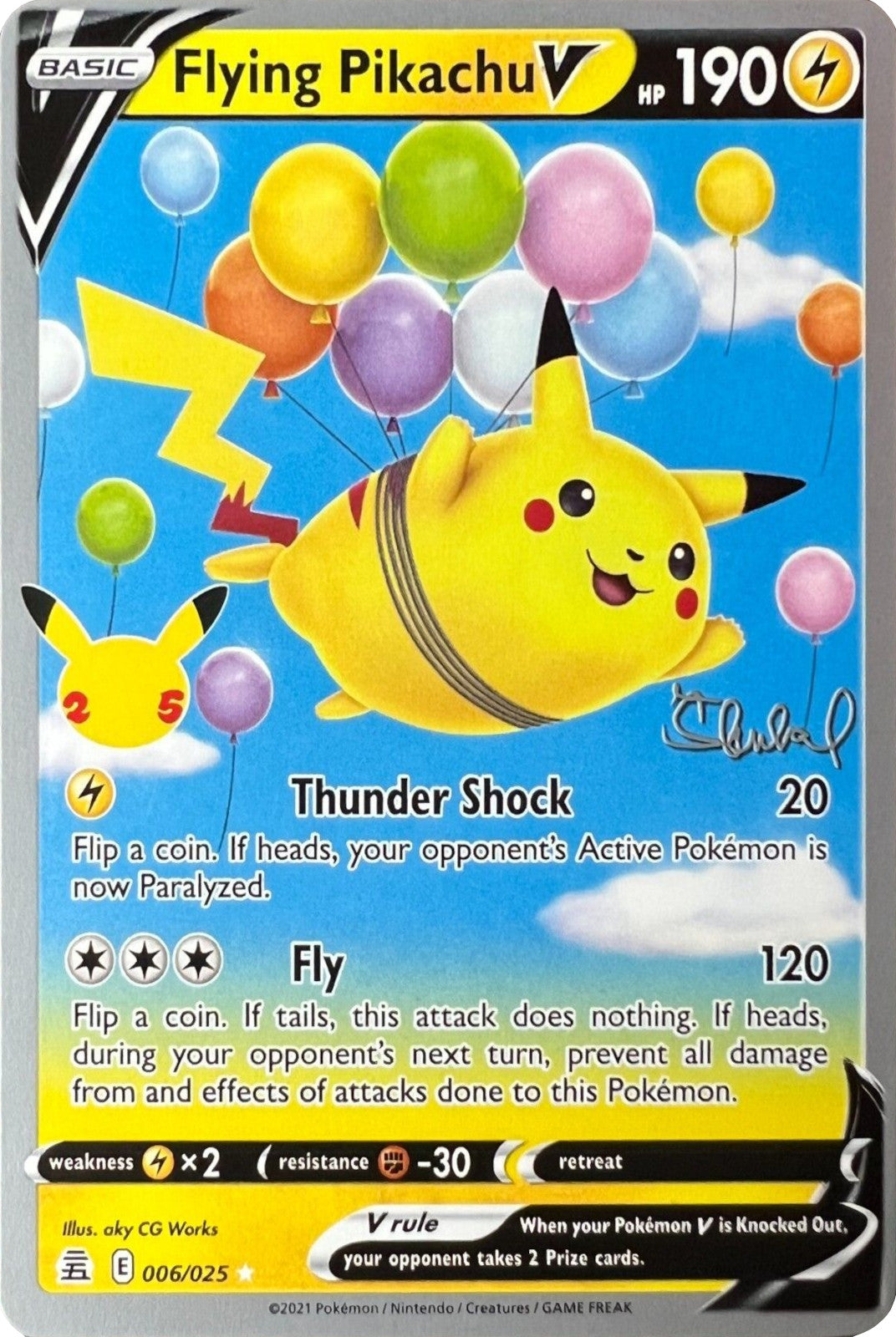 Flying Pikachu V (006/025) (ADP - Ondrej Skubal) [World Championships 2022] | Exor Games Truro