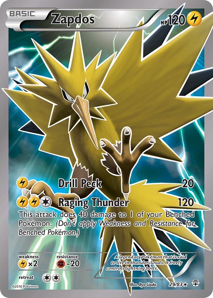 Zapdos (29/83) [XY: Generations] | Exor Games Truro