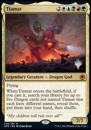 Tiamat (Promo Pack) [Dungeons & Dragons: Adventures in the Forgotten Realms Promos] | Exor Games Truro