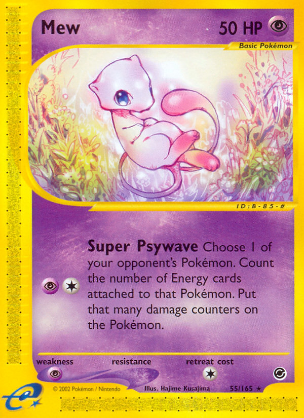 Mew (55/165) [Expedition: Base Set] | Exor Games Truro