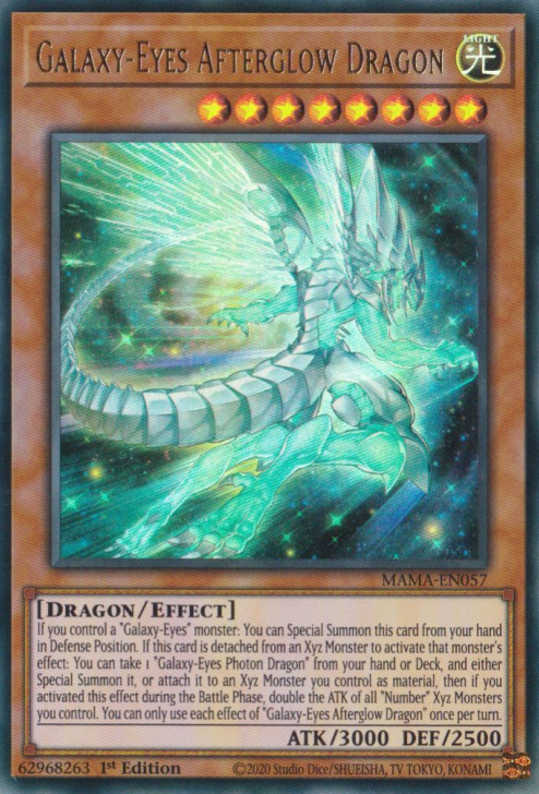 Galaxy-Eyes Afterglow Dragon [MAMA-EN057] Ultra Rare | Exor Games Truro