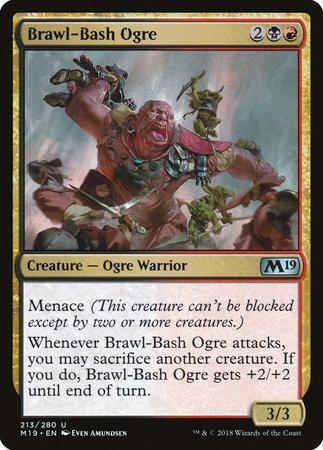 Brawl-Bash Ogre [Core Set 2019] | Exor Games Truro