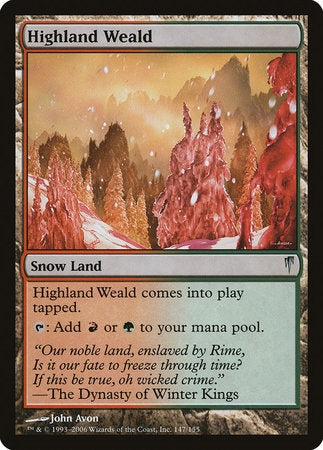 Highland Weald [Coldsnap] | Exor Games Truro