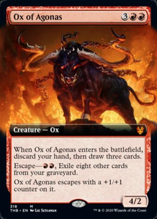 Ox of Agonas (Extended Art) [Theros Beyond Death] | Exor Games Truro