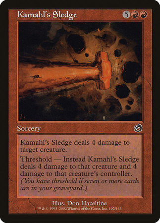 Kamahl's Sledge [Torment] | Exor Games Truro
