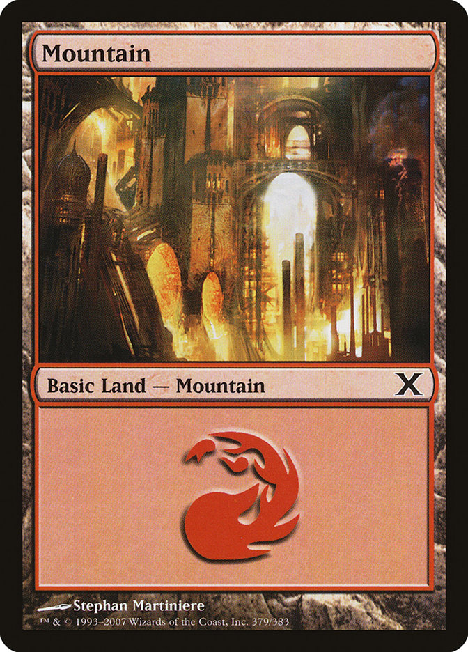 Mountain (379) [Tenth Edition] | Exor Games Truro